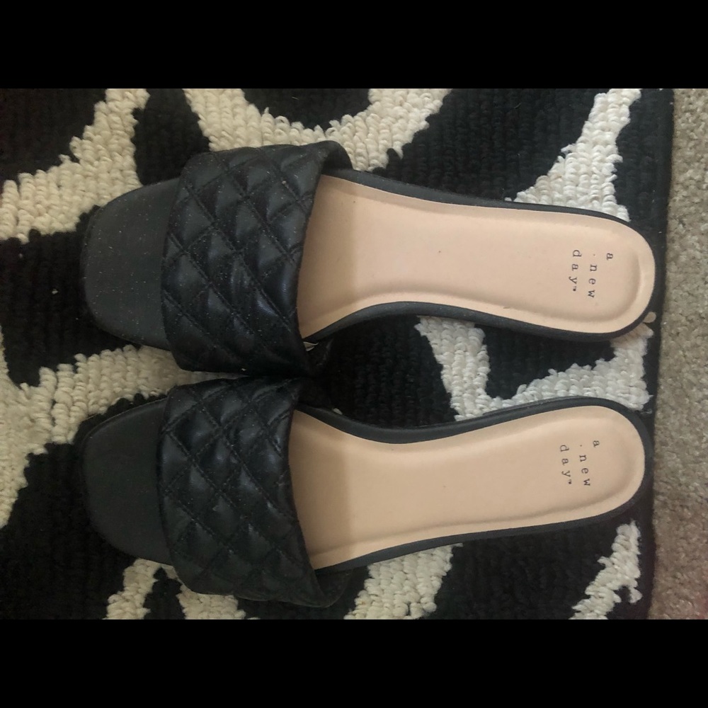 Stylish black sandals